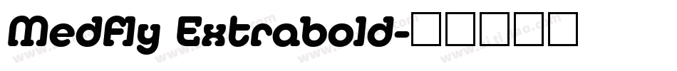 Medfly Extrabold字体转换